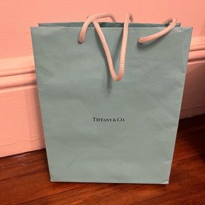 Tiffany & Co shopping bag with extra ribbon